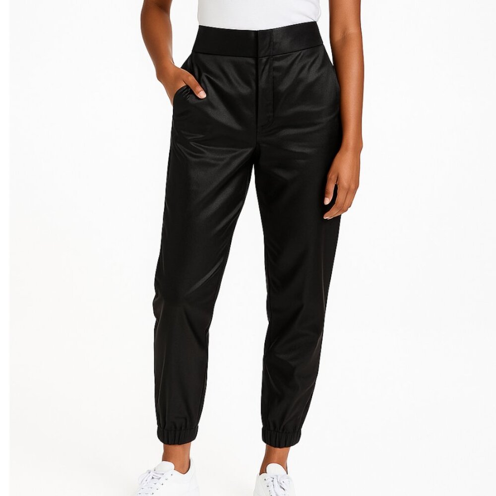 Athleta Radiant Performance Joggers Women’s 16 Black Tapered Activewear Athleisu